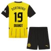 Maglia ufficiale Borussia Dortmund Brandt 19 Casa 2024-25 per Bambino